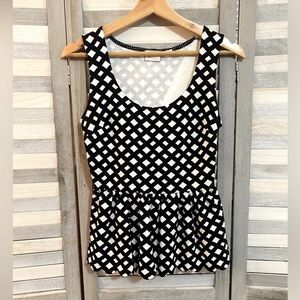 Anthropologie postmark peplum tank